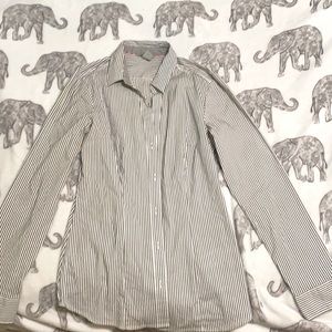 H&M Striped Button Down Shirt